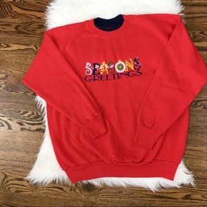 EUC Holiday thermal shirt size L